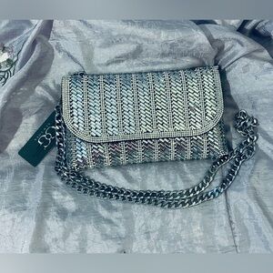 Beautiful baguette and rhinestone bag